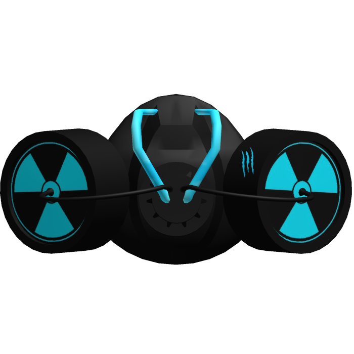 ☢︎ Cyan Toxic Niche Respirator Breather 14.