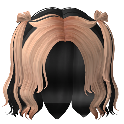 Cheap Preppy Pigtails (Black to Blonde) Roblox item