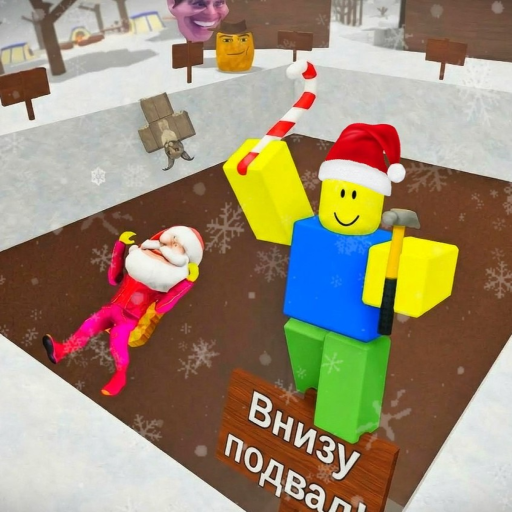 Симулятор падения в подвал❄️ official Roblox game thumbnail