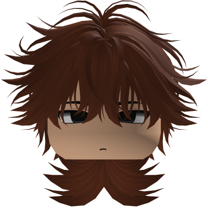 Cute Y2K emo brown hair