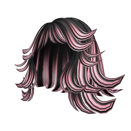 ❤️ Short Wolf Cut Girls Hair (Pink) Roblox item