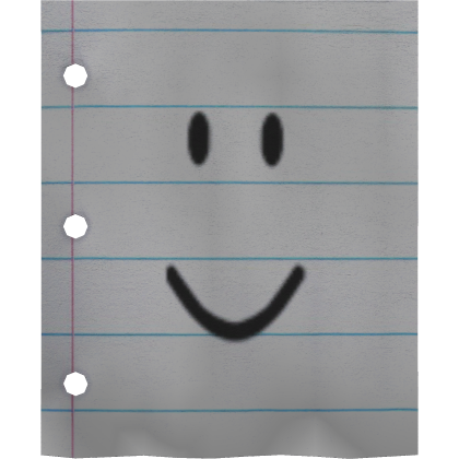 Classic Smile Paper Roblox item