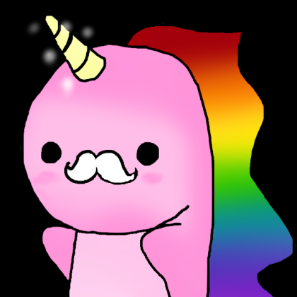 Mustache Unicorn/Kawaii  Roblox decal