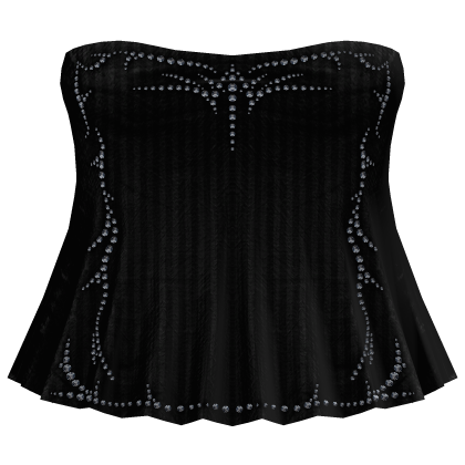 gothic rhinestone mini dress - emo black stripes
