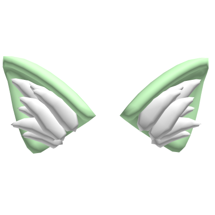 Pastel Green Cat Ears Roblox item