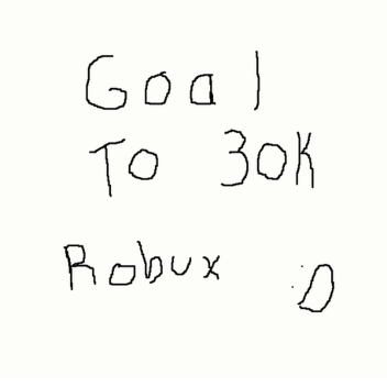 Goal is 30k robux