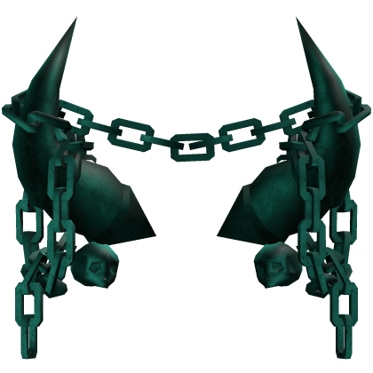  Korblox Gothic Skull Chained Horns 
