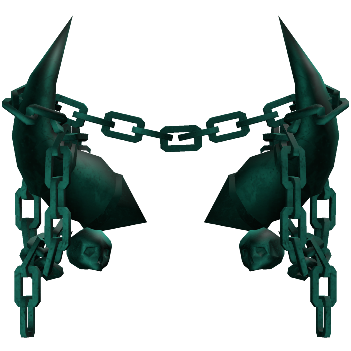  Korblox Gothic Skull Chained Horns 