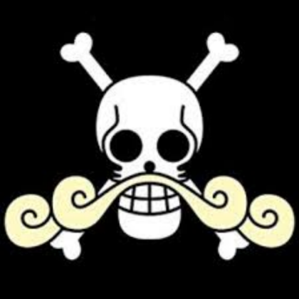 Gold D. Roger Pirate Logo Roblox decal