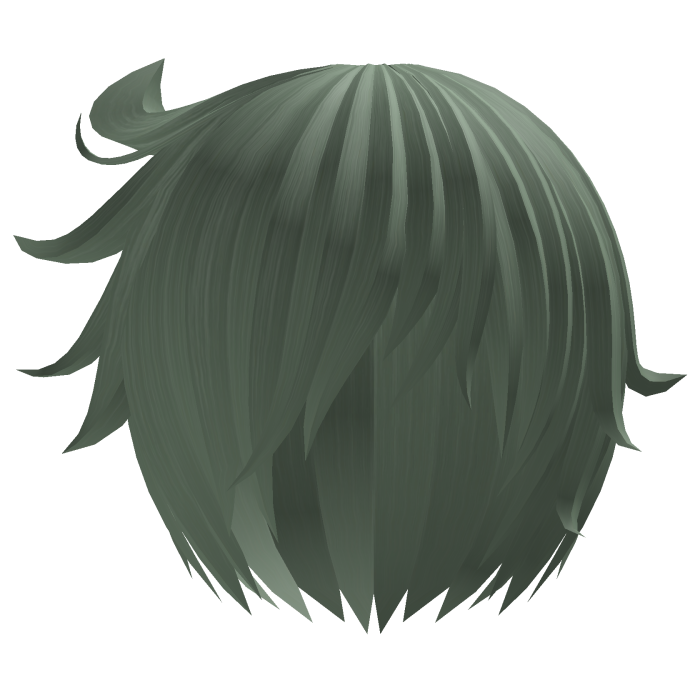(◞‸◟,) Windy Messy Emo Vkei Anime Hair ҂ Green