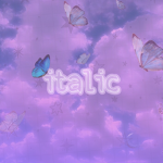 x italic