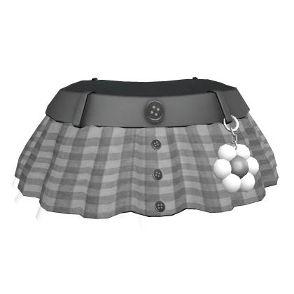 Grey Picnic Plaid Pleated Skirt 3.0 Roblox Item Rolimon s