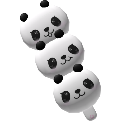 ♡ Cute Panda Stacked Mochi Snack  Roblox item