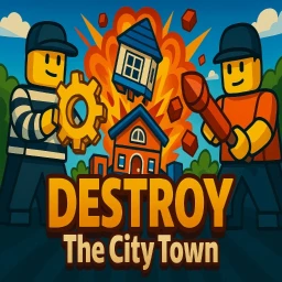 DESTROY The CITY Town with Multiple Gears icon