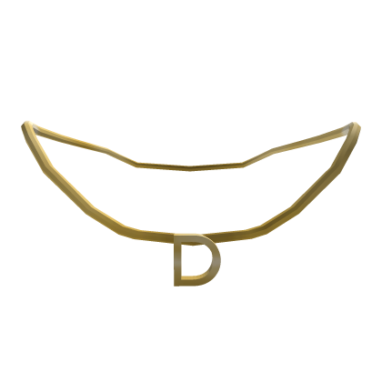 Initial Necklace: D