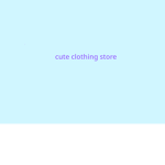 Cute clothing_store