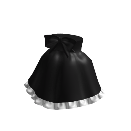 Bow Doll Dress- Black thumbnail