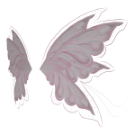 Jeweled Fairy Wings in Pink
