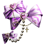 Purple Gyaru Princess Bows