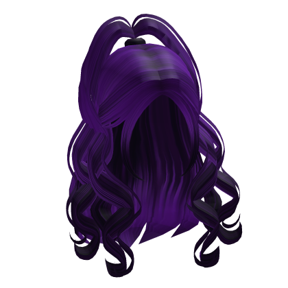 Long Cute Girl Hair - Purple Roblox item