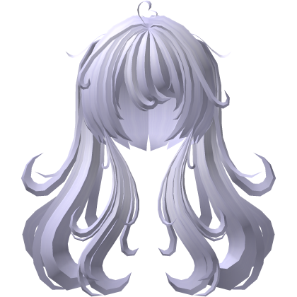 cute swirly pigtails in light purple Roblox item
