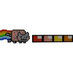 🏳️‍🌈Nyan cat healthbar 🌈🐱