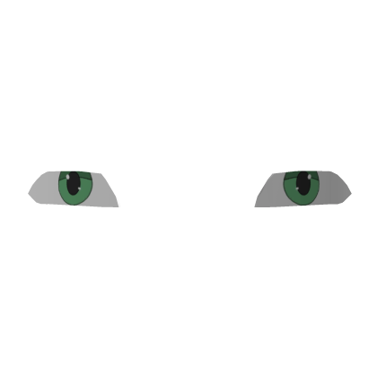 Green Anime Eyes (for man face) Roblox item