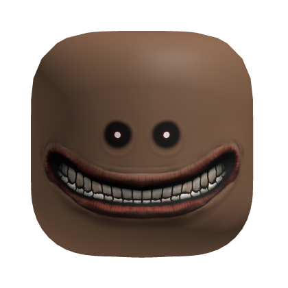🙂 Big Smiling Face Mask - Brown Roblox item