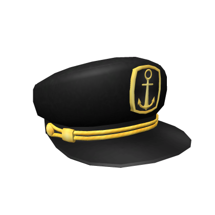 Black Sailor Captain Hat