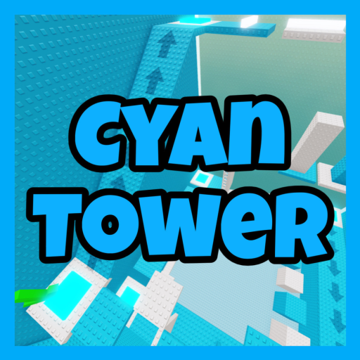  Cyan Stage Tower (400+ Stages) official Roblox game thumbnail