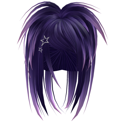 Crazy Spikey Emo Scene Hair (Galaxy) Roblox item