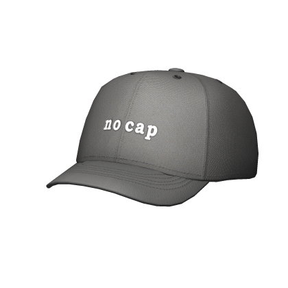Gray No Cap Y2K Cap Roblox item
