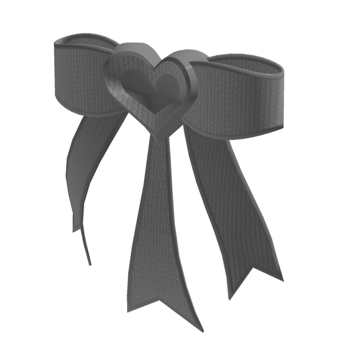 Grey Coquette Bow for Korblox