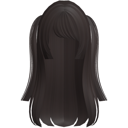 emo moe hime long hair w side ponies brown