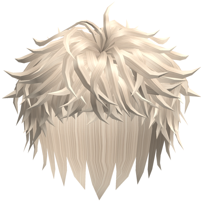 Blonde Messy Anime Hair