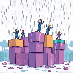Obby But Theres Raining Parts