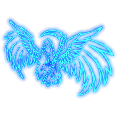 💀Reaper Wings Blue [EMISSIVE GLOW]💀