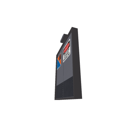 Innovation Inc Staff Only Sliding Metal door