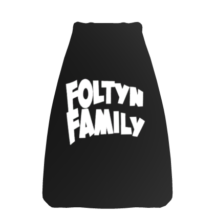 Cartoony Foltyn Family Cape WHITE BLACK
