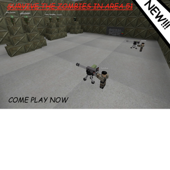 survive the zombies in area 51 NEW