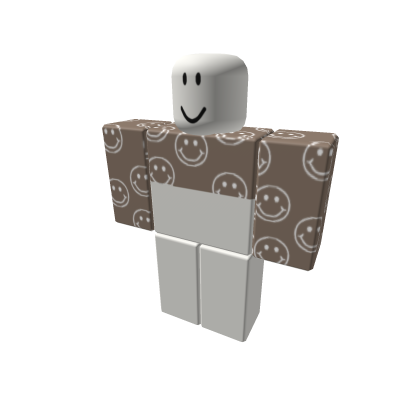 SHEIN Aesthetic brown top smiley face vkei thumbnail