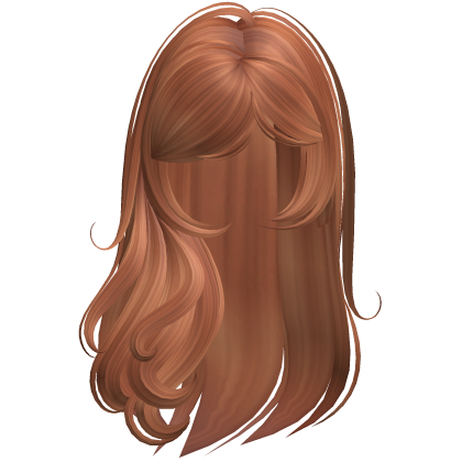 Long Wavy Flowy Hair (Ginger) Roblox item