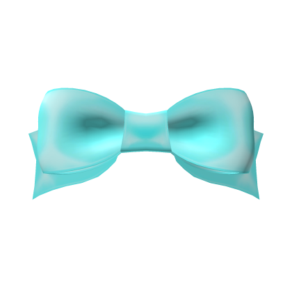 ♡ ꒰ bright blue front bow