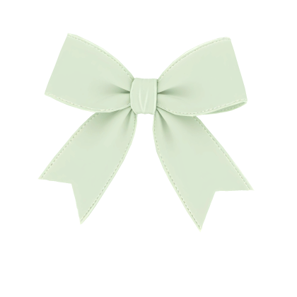 Pastel Mint Satin Bow Roblox item