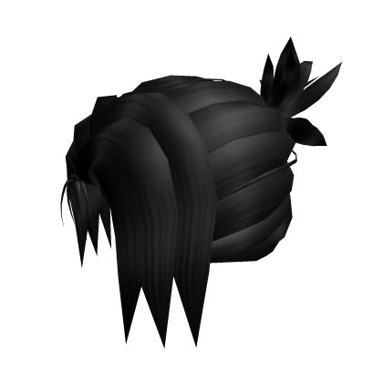 Roblox hair preview for Messy Samurai Hair
