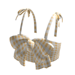 Yellow Bow Top