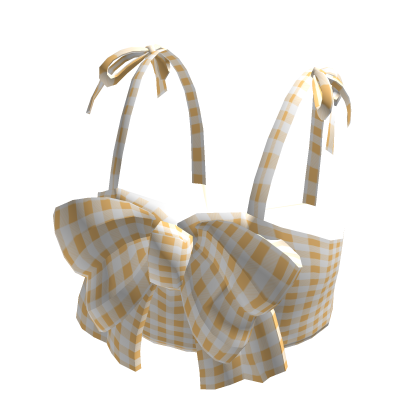 Yellow Bow Top