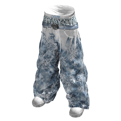 Saggy Skull Boxer Jeans