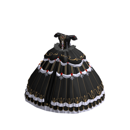 ♾️ Black Royal opera ballgown