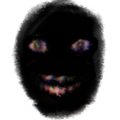 Just accept this normal scary face Roblox decal